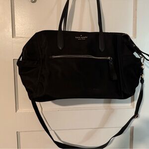 kate spade Black Tote with Gold Logo